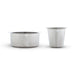Coffee Dabara Set - 2.5 x 3.5 Inches | Stainless Steel Dabara Set / Davara Set / Davara Tumbler Set for Home - Kitchen