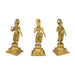 Tirupati Balaji with Arch Sridevi Bhudevi Murti - 22 x 16 Inches | Antique Brass Idol/ Balaji Idol for Pooja - Brass Murties