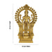 Tirupati Balaji with Arch Sridevi Bhudevi Murti - 22 x 16 Inches | Antique Brass Idol/ Balaji Idol for Pooja - Brass Murties