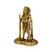 Anjaneya Standing On Base Murti - 18 x 11 Inches | Antique Brass Statue / Hanuman Idol For Pooja - Brass Murties