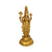 Tirupati Balaji Standing on Base Murti - 30 x 13 Inches | Antique Brass Idol / Perumal Statue For Home & Pooja - Brass Murties