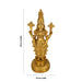 Tirupati Balaji Standing on Base Murti - 30 x 13 Inches | Antique Brass Idol / Perumal Statue For Home & Pooja - Brass Murties