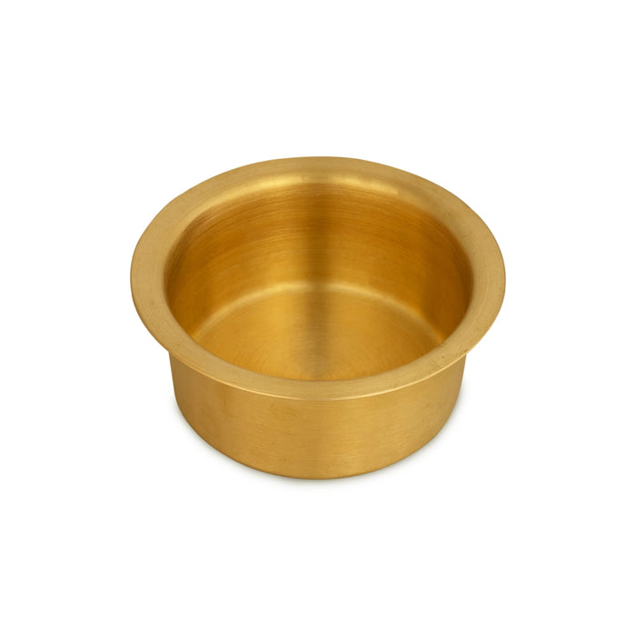 Coffee Dabara Set - 2.5 x 3.5 Inches | Brass Dabara Set/ Davara Set/ Davara Tumbler Set for Home