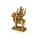 Pradosha Sivan Sitting on Cow Base Murti - 30 x 13 Inches | Antique Brass Statue / Shivan Idol For Pooja - Brass Murties
