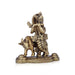 Krishna Murti With Cow - 4.5 x 4 Inches | Antique Brass Idol/ Standing Krishna Idol for Pooja/ 575 Gms Approx - Brass Murties