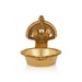 Shanku Chakra Namam Deepam - 2.25 x 2.25 Inches | Brass Lamp/ Brass Deepam/ Shanku Chakra Namam Diya for Pooja - Deity Lamps