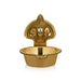 Shanku Chakra Namam Deepam - 2.25 x 2 Inches | Shanku Chakra Namam Diya/ Brass Lamp/ Brass Vilakku for Pooja - Deity Lamps