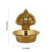 Shanku Chakra Namam Deepam - 2.25 x 2 Inches | Shanku Chakra Namam Diya/ Brass Lamp/ Brass Vilakku for Pooja - Deity Lamps