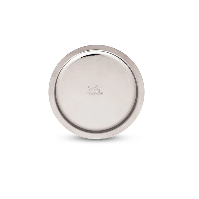 Pot with Lid - 5 x 5 Inches | Pongal Handi/ Stainless Steel Pot/ Cooking Pot for Home/ 405 Gms Approx - Kitchen