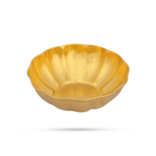 Brass Bowl - 1 x 3 Inches | Sheesh Mahal Cup / Brass Bowl / Brass Cup for Home & Pooja - Bowls