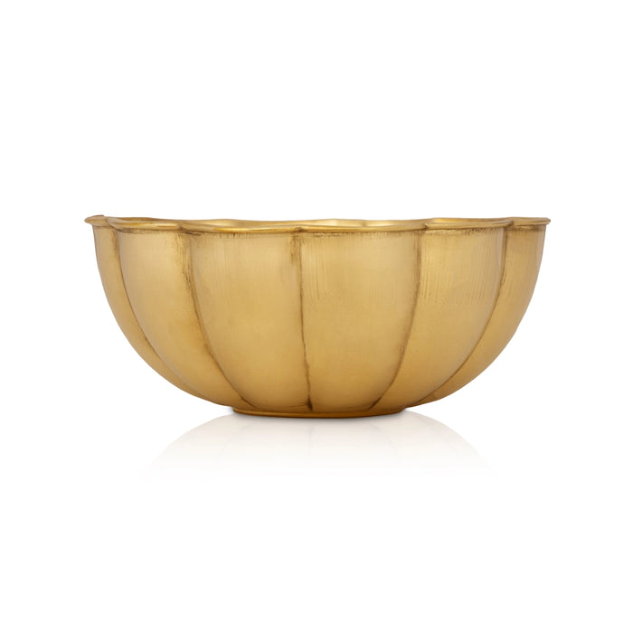 Brass Bowl - 1.5 x 4 Inches | Sheesh Mahal Cup / Brass Bowl / Brass Cup for Home & Pooja