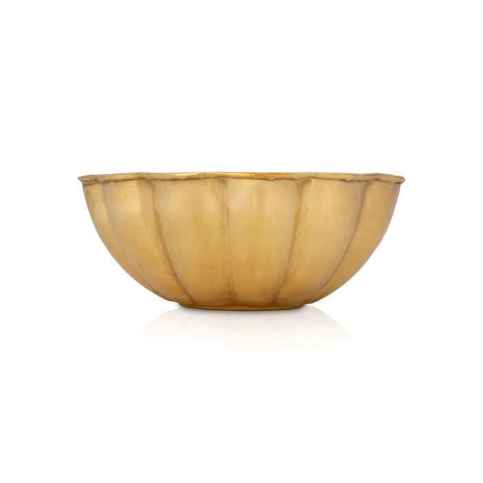 Brass Bowl - 1.75 x 4.5 Inches | Sheesh Mahal Cup/ Brass kinnam for Pooja