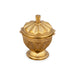 Kumkum Box - 2 x 1.5 Inches | Brass Kumkum Bharani/ Rinku Design Sindoor Pot for Home/ 20 Gms Approx - Sindoor Box