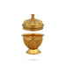 Kumkum Box - 2 x 1.5 Inches | Brass Kumkum Bharani/ Rinku Design Sindoor Pot for Home/ 20 Gms Approx - Sindoor Box