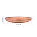 Copper Plate - 0.25 x 4.5 Inches | Thali Plate/ Pooja Plate for Home - Pooja Plate & Tray