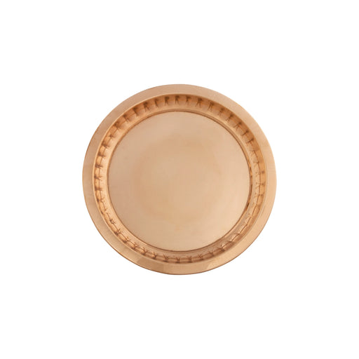 Copper Plate - 0.25 x 6 Inches | Pooja Plate/ Thali Plate for Home/ 75 Gms Approx - Pooja Plate & Tray