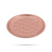 Copper Plate - 0.25 x 6.5 Inches | Ring Design Thali Plate/ Pooja Plate for Home & Puja Purpose - Pooja Plate & Tray