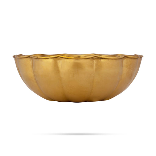 Brass Bowl - 2.5 x 6 Inches | Pooja Bowl/ Brass Cup for Pooja - Bowls