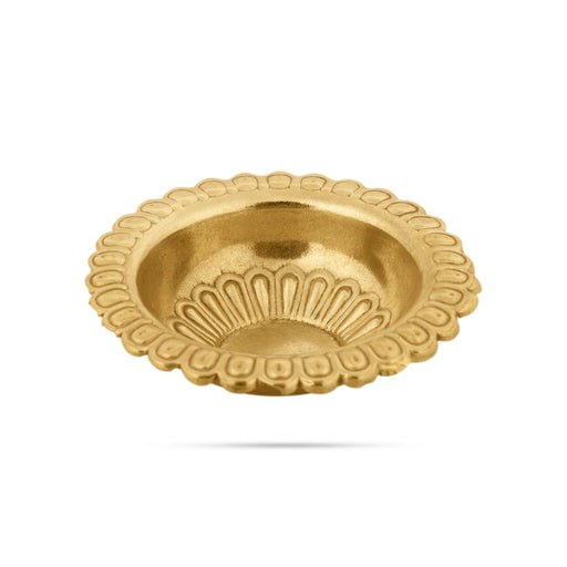 Brass Bowl - 0.5 x 1.5 Inches | Brass Cup/ Pooja Bowl for Home - Bowls