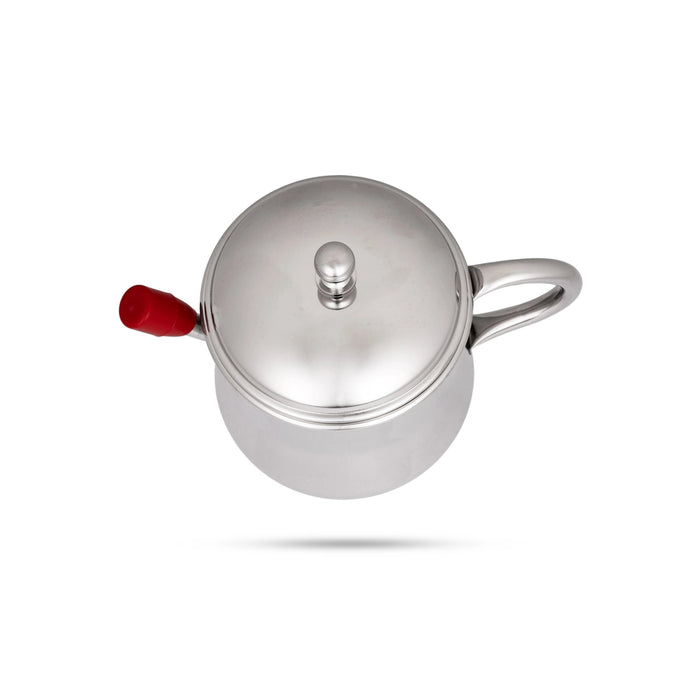 Oil Pot - 5 x 6.5 Inches | Stainless Steel Oil Pot/ Stainless Steel Tea Pot for Home/ 195 Gms Approx - Kitchen
