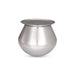 Pot with Lid - 7 x 7 Inches | Pongal Handi/ Stainless Steel Pot/ Cooking Pot for Home/ 700 Gms Approx - Kitchen