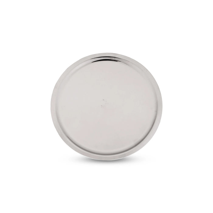 Pot with Lid - 7 x 7 Inches | Pongal Handi/ Stainless Steel Pot/ Cooking Pot for Home/ 700 Gms Approx - Kitchen