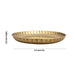 Brass Plate - 0.5 x 5.5 Inches | Thali Plate/ Pooja Plate for Home/ 55 Gms Approx - Pooja Plate & Tray