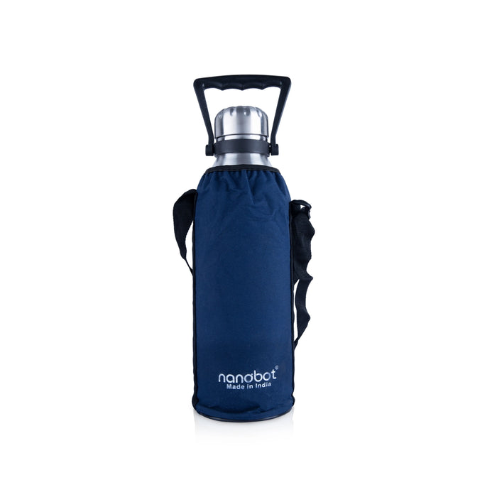 Nanobot Kryo Vaccum Flask - 1.5 Ltr | Water Bottle/ 13.5 x 4 Inches/ Stainless Steel Flask for Home