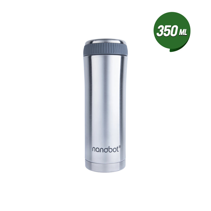 Nanobot Univa Vaccum Flask - 350 ml | Water Bottle/ 7 x 2.5 Inches/ Flask for Home