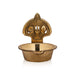Shanku Chakra Namam Deepam - 3 x 2.5 Inches | Brass Deepam/ Shanku Chakra Namam Diya/ Vishnu Vilakku for Pooja - Deity Lamps