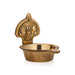 Shanku Chakra Namam Deepam - 3 x 2.5 Inches | Brass Deepam/ Shanku Chakra Namam Diya/ Vishnu Vilakku for Pooja - Deity Lamps