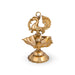 Annam Design Hanging Lamp - 3.5 x 2.5 Inches | Brass Hanging Diya/ 5 Face Thooku Vilakku for Pooja/ 80 Gms - Hanging Lamp