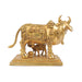 Kamadhenu Statue - 8 Inches | Brass Idol/ Cow and Calf Idol/ Kamadhenu Idol for Pooja - Table Stand Accessories