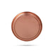 Copper Plate - 0.5 x 5.5 Inches | Thali Plate/ Pooja Plate for Home/ 60 Gms Approx - Pooja Plate & Tray