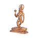 Hanuman Standing On Shani Bhagvan Murti - 6 x 3.75 Inches | Panchaloha idol / Anjaneyar Sculpture For Pooja - Panchaloha Murties