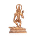 Hanuman Standing On Shani Bhagvan Murti - 6 x 3.75 Inches | Panchaloha idol / Anjaneyar Sculpture For Pooja - Panchaloha Murties
