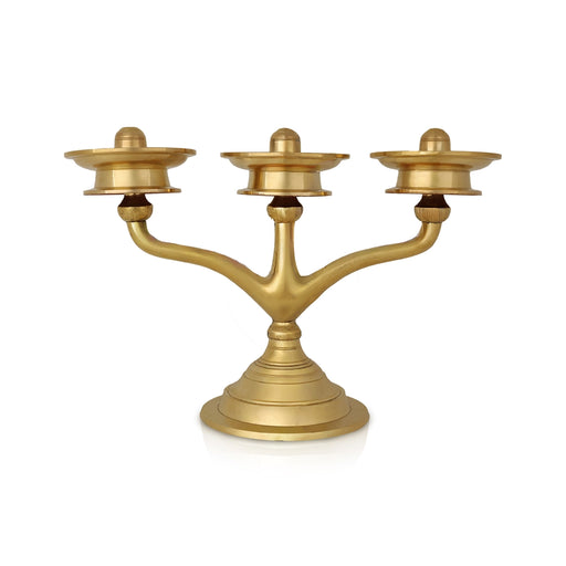 Kerala Kavara Vilakku - 7 x 11 Inches | Brass Deepam / Oil Diya / Lamp / Vilakku for Pooja/ Traditional Deepam - Kerala Vilakku