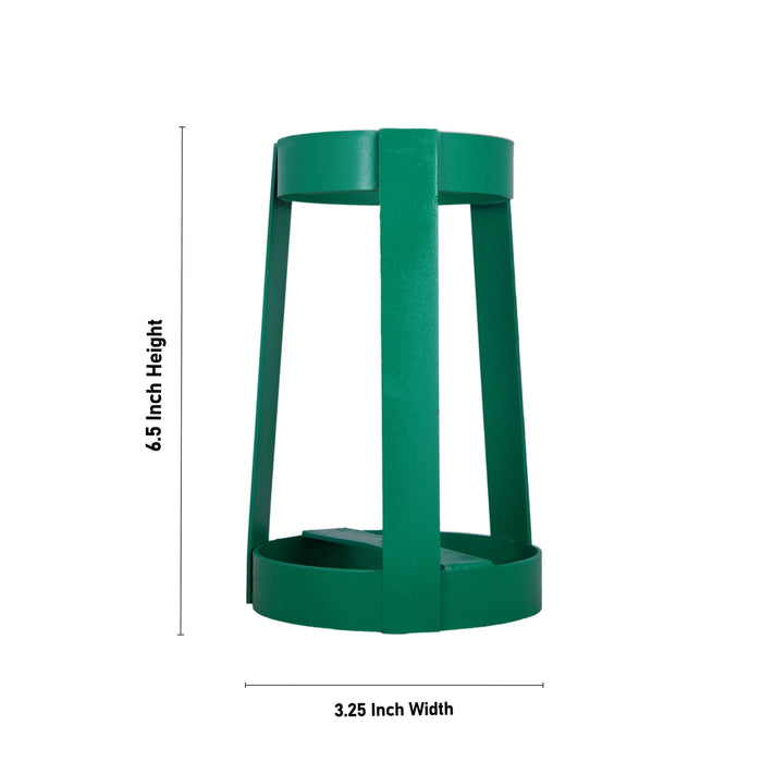 Banana Leaf Stand Pair - 6.5 x 3.25 Inches | Metal Banana Stem Stand/ Banana Plant Stand/ Banana Tree Stand for Pooja - Pooja Thali Accessories