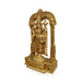 Balaji Peedam with Arch Murti - 60 x 33 Inches | Antique Brass Idol / Perumal Statue For Home & Pooja - Brass Murties