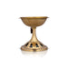 Dhoop Dhani With Lid - 7 x 8 Inches | Brass Dhup Dhani With Wooden Handle/ Sambrani Burner for Pooja/ 355 Gms - Sambrani Stand