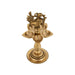 5 Face Vilakku With Annam Design - 9.5 x 5 Inches | Antique Brass Lamp/ Brass Deepam for Pooja/ 1.630 Kgs Approx - 5 Faced lamp