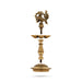 5 Face Vilakku With Annam Design - 9.5 x 5 Inches | Antique Brass Lamp/ Brass Deepam for Pooja/ 1.630 Kgs Approx - 5 Faced lamp