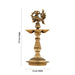 5 Face Vilakku With Annam Design - 9.5 x 5 Inches | Antique Brass Lamp/ Brass Deepam for Pooja/ 1.630 Kgs Approx - 5 Faced lamp
