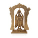 Balaji Murti With Arch - 8 x 5 Inches | Antique Brass Idol/ Standing Balaji Statue for Pooja/ 1.340 Kgs Approx - Brass Murties