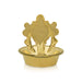 Shankh Design Brass Lamp - 2.25 x 2 Inches | Brass Deepam/ Brass Vilakku for Pooja - Deity Lamps