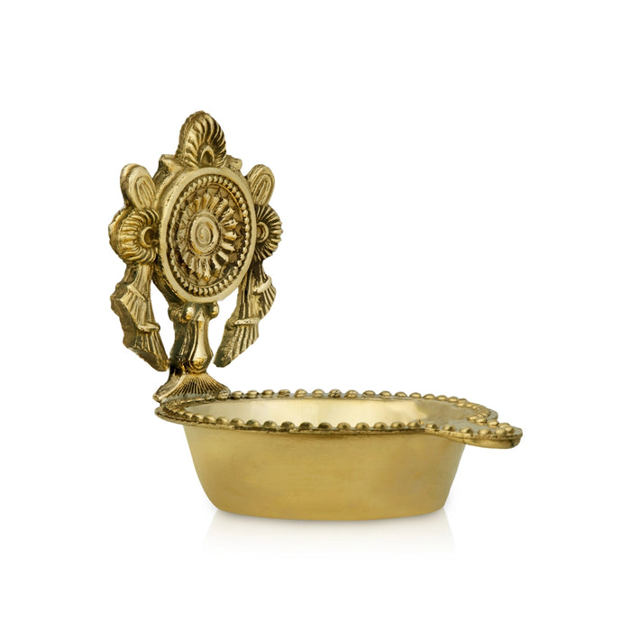 Deep Lamp Giri - Chakra Deepam | Brass Lamp | Diya For Pooja