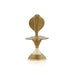 Shiv Ling Stand With Nag - 4 x 3.75 Inches | Brass Lingam Stand/ Brass Shivling Stand for Shiva Lingam - Abhishek Plate
