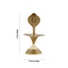 Shiv Ling Stand With Nag - 4 x 3.75 Inches | Brass Lingam Stand/ Brass Shivling Stand for Shiva Lingam - Abhishek Plate