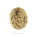 Balaji Murti Wall Hanging - 2.75 x 2.5 Inches | Antique Brass Wall Hanger/ Venkateswara Murti Wall Decoration - Wall Hanging