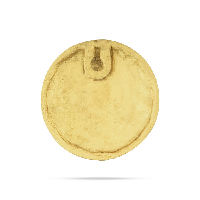 Balaji Murti Wall Hanging - 2.75 x 2.5 Inches | Antique Brass Wall Hanger/ Venkateswara Murti Wall Decoration - Wall Hanging